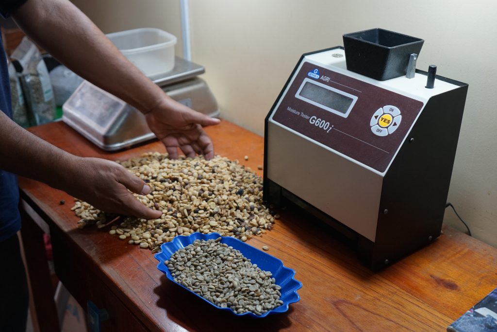 Análisis de calidad del grano